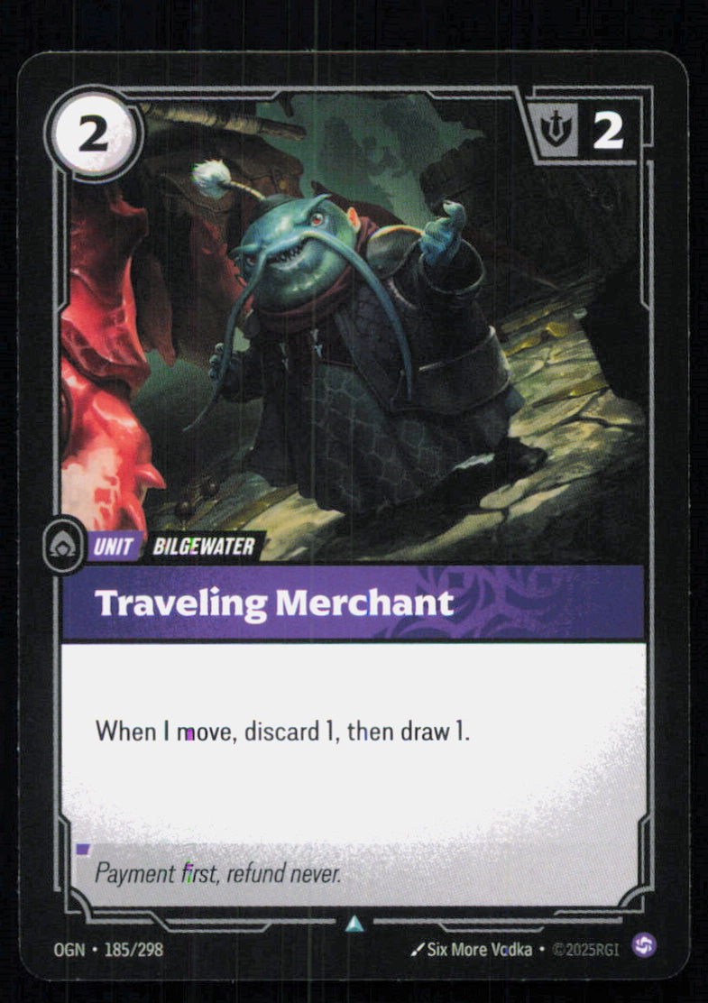 🎴 Traveling Merchant 185/298 Uncommon OGN Origins NM