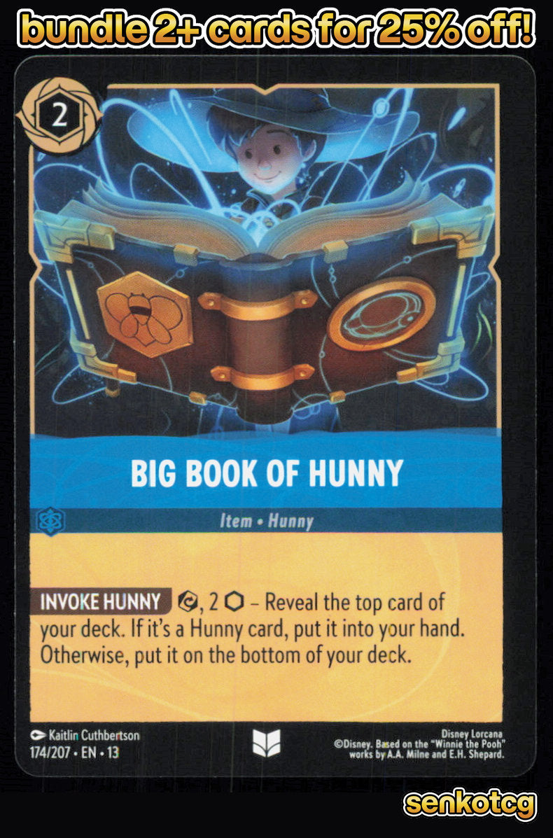 🎴 Big Book of Hunny 174/204 Uncommon Attack of the Vine! NM