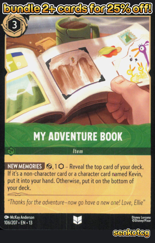 🎴 My Adventure Book 106/204 Uncommon Attack of the Vine! NM