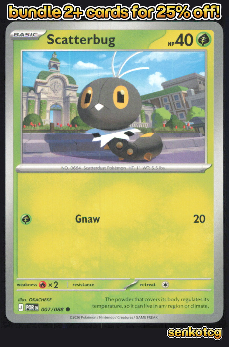 🎴 Scatterbug 007/088 Common Perfect Order NM 🎨 OKACHEKE
