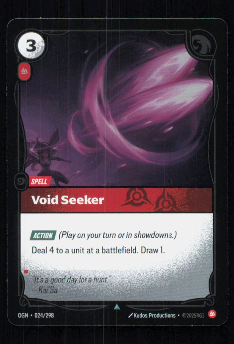 🎴 Void Seeker 024/298 Uncommon Foil OGN Origins NM
