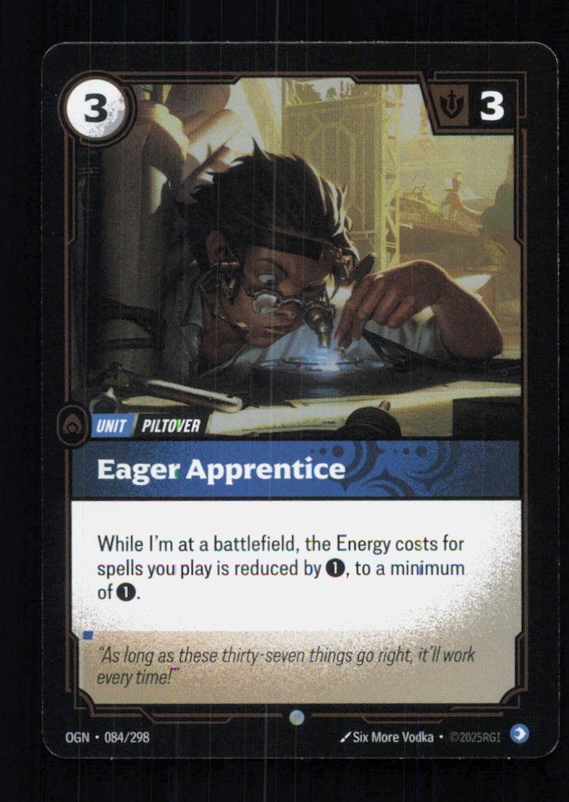 🎴 Eager Apprentice 084/298 Common Foil OGN Origins NM