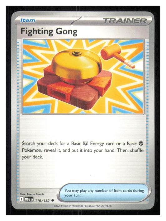 🎴 Fighting Gong 116/132 Uncommon Mega Evolution NM