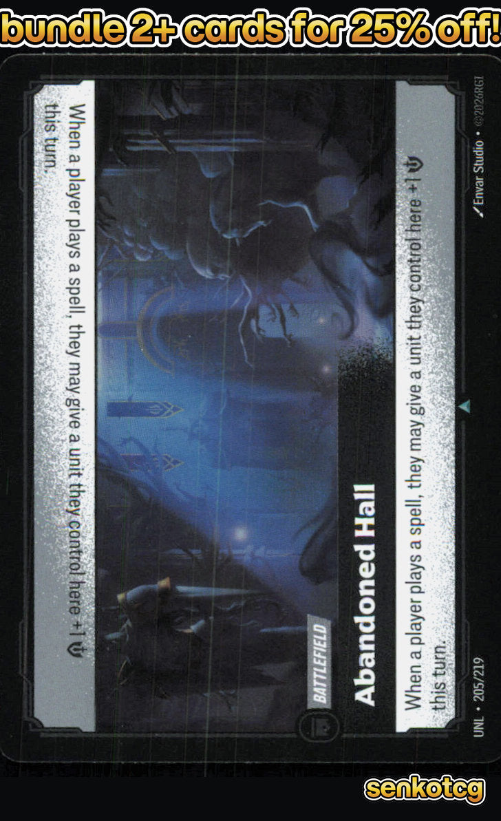 🎴 Abandon 131/219 Uncommon Foil Unleashed NM