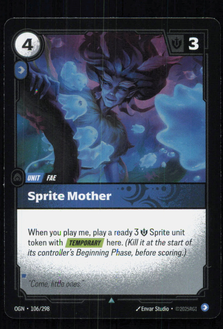 🎴 Sprite Mother 106/298 Uncommon Foil OGN Origins NM