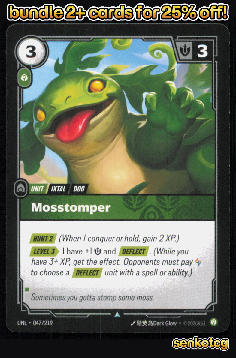 🎴 Mosstomper 047/219 Uncommon Unleashed NM