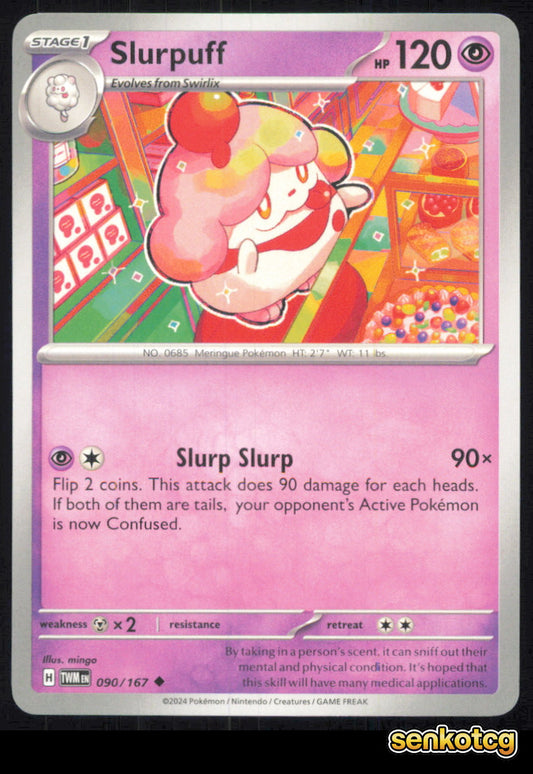 🎴 Slurpuff 090/167 Uncommon Twilight Masquerade NM