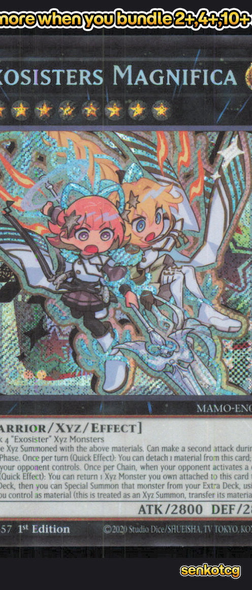 🎴 Exosisters Magnifica (Secret Rare) MAMO-EN036 Secret Rare