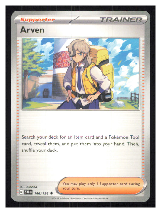 🎴 Arven 166/198 Uncommon Scarlet & Violet NM