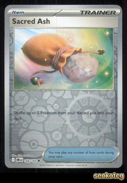 🎴 Sacred Ash 168/182 Reverse Holo Destined Rivals NM 🎨 Yoshinob