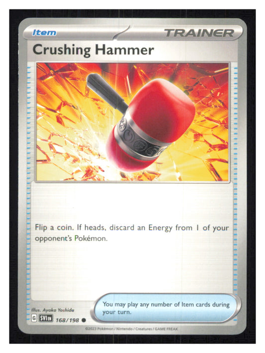 🎴 Crushing Hammer 168/198 Common Scarlet & Violet NM