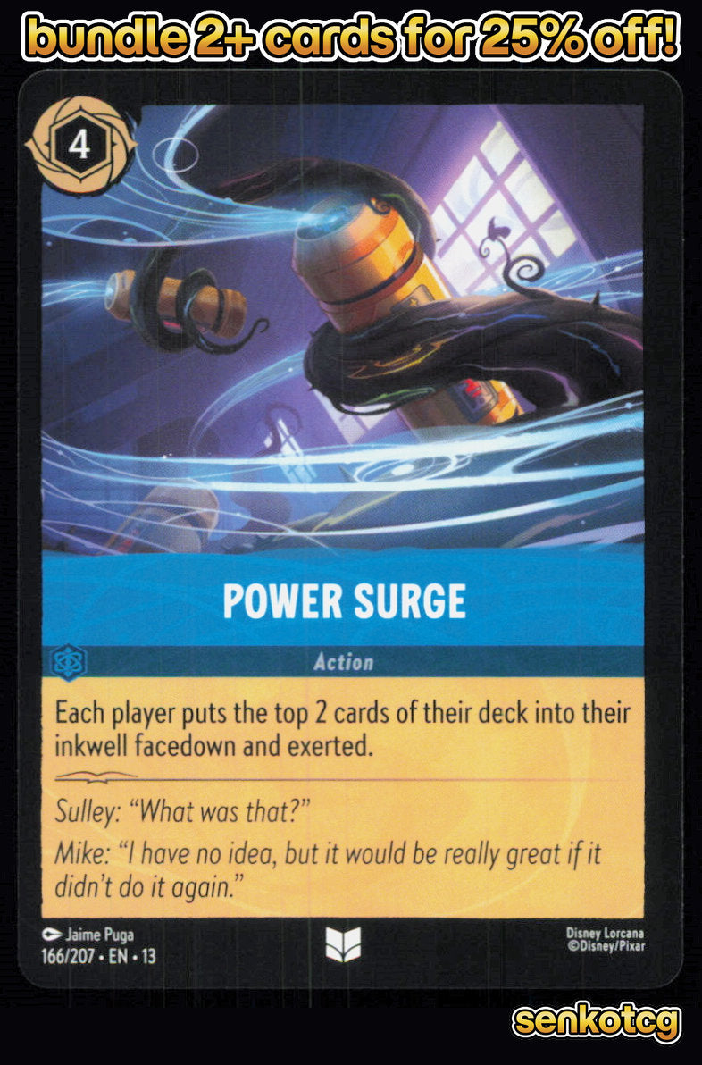 🎴 Power Surge 166/204 Uncommon Attack of the Vine! NM