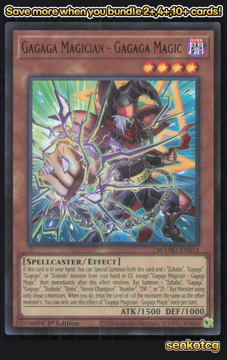 🎴 Gagaga Magician - Gagaga Magic MAMO-EN011 Ultra Rare