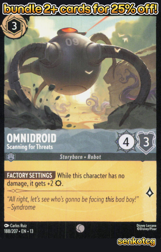 🎴 Omnidroid - Scanning for Threats 188/204 Common Attack of the Vine! NM