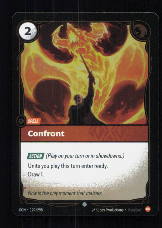 🎴 Confront 129/298 Common Foil OGN Origins NM