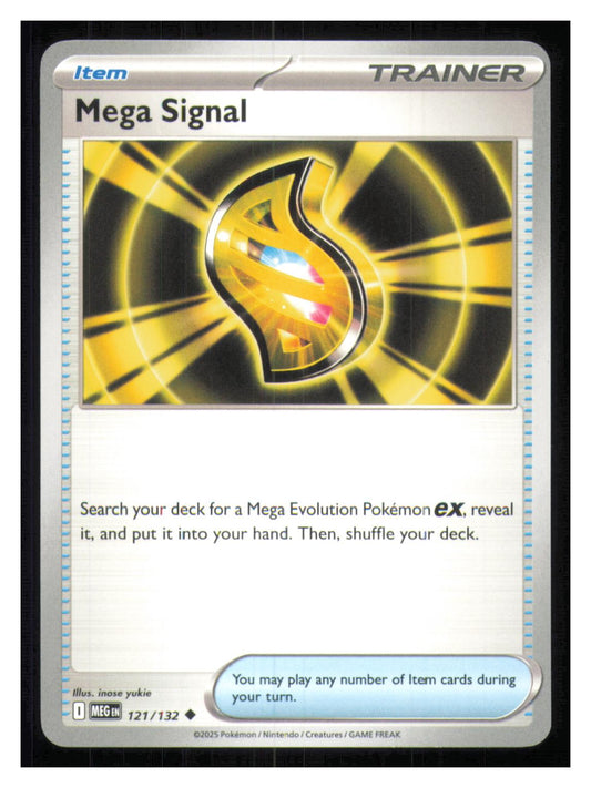 🎴 Mega Signal 121/132 Uncommon Mega Evolution NM