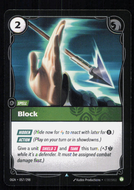🎴 Block 057/298 Uncommon OGN Origins NM