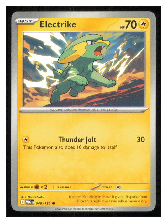 🎴 Electrike 049/132 Common Mega Evolution NM