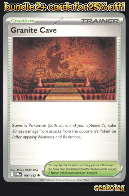 🎴 Granite Cave 166/182 Uncommon Destined Rivals NM