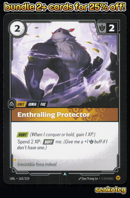 🎴 Enthralling Protector 162/219 Uncommon Unleashed NM