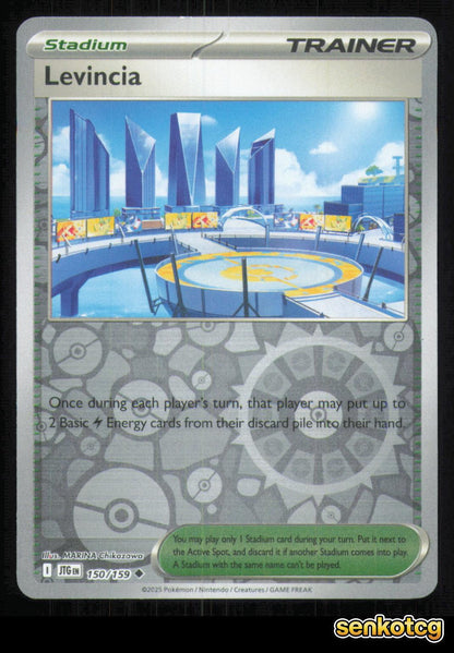 🎴 Levincia 150/159 Reverse Holo Journey Together NM 🎨 Chikazawa
