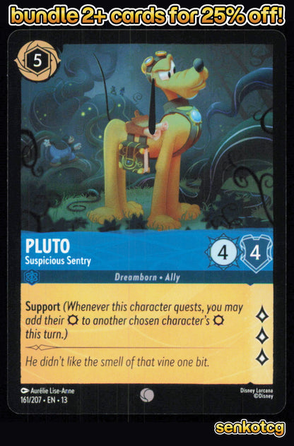 🎴 Pluto - Suspicious Sentry 161/204 Common Attack of the Vine! NM