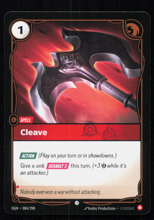 🎴 Cleave 004/298 Common OGN Origins NM