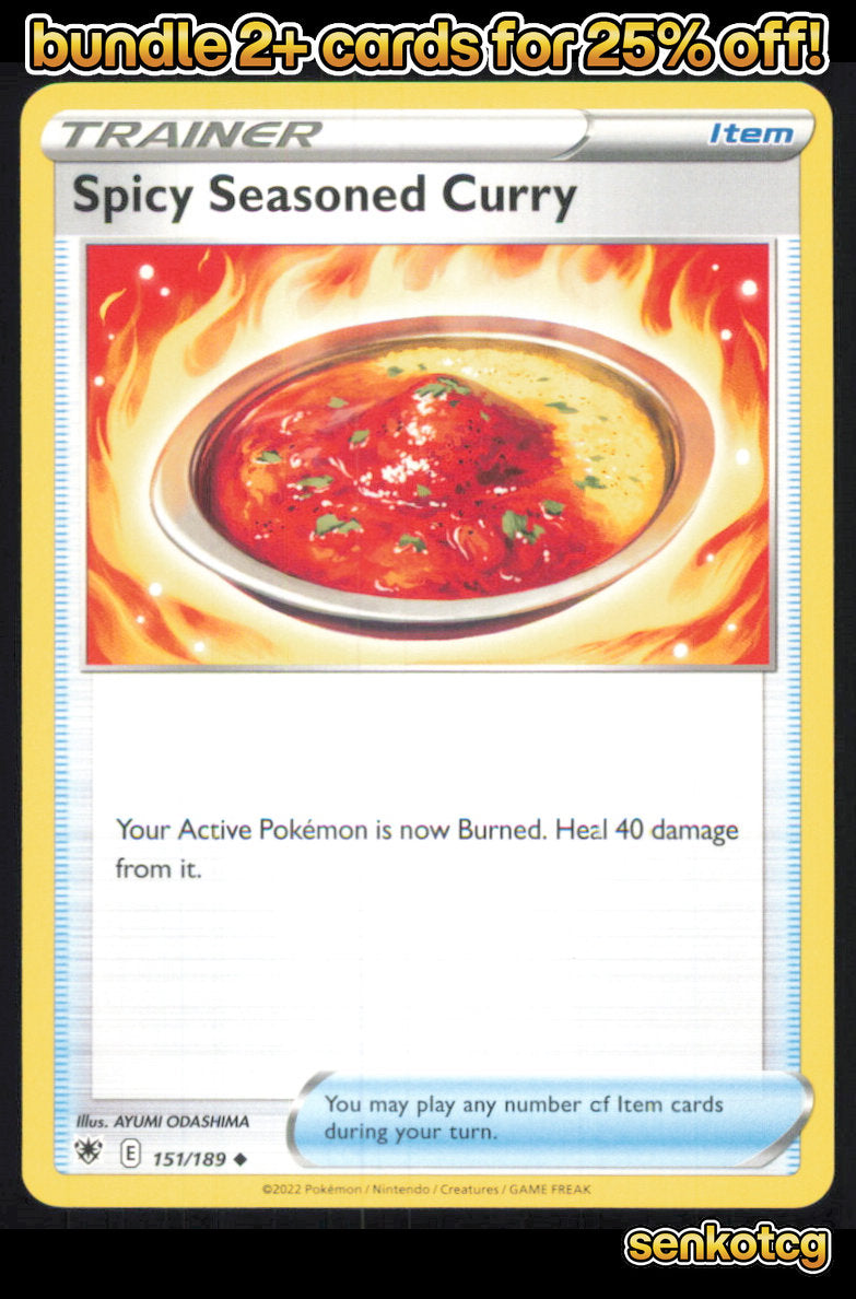 🎴 Spicy Seasoned Curry 151/189 Uncommon Astral Radiance NM
