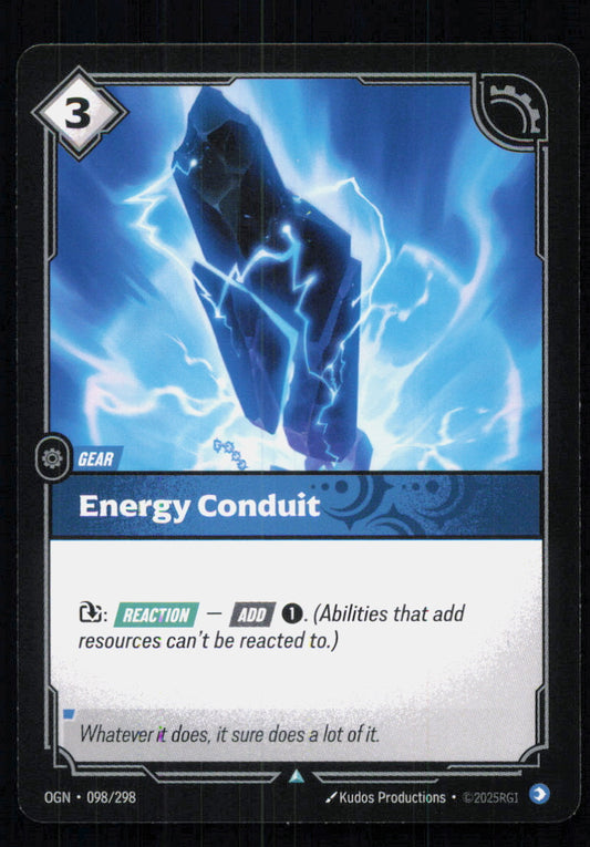 🎴 Energy Conduit 098/298 Uncommon OGN Origins NM