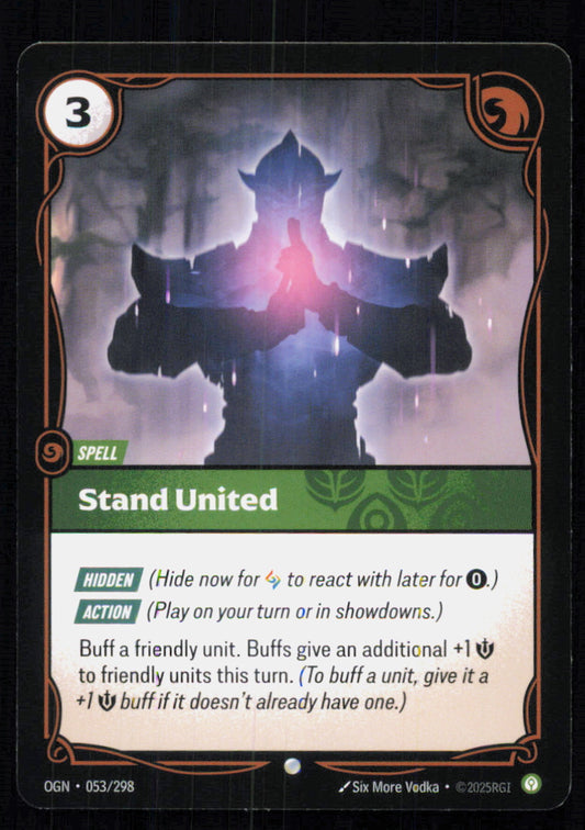 🎴 Stand United 053/298 Common OGN Origins NM