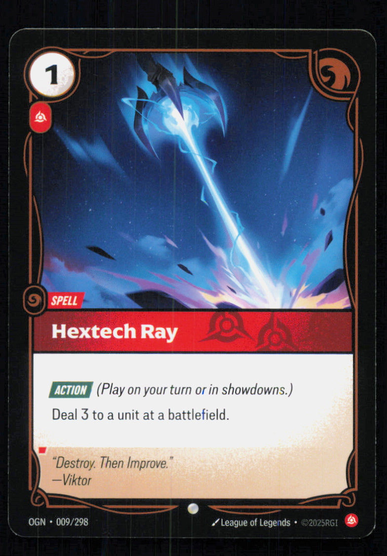 🎴 Hextech Ray 009/298 Common OGN Origins NM