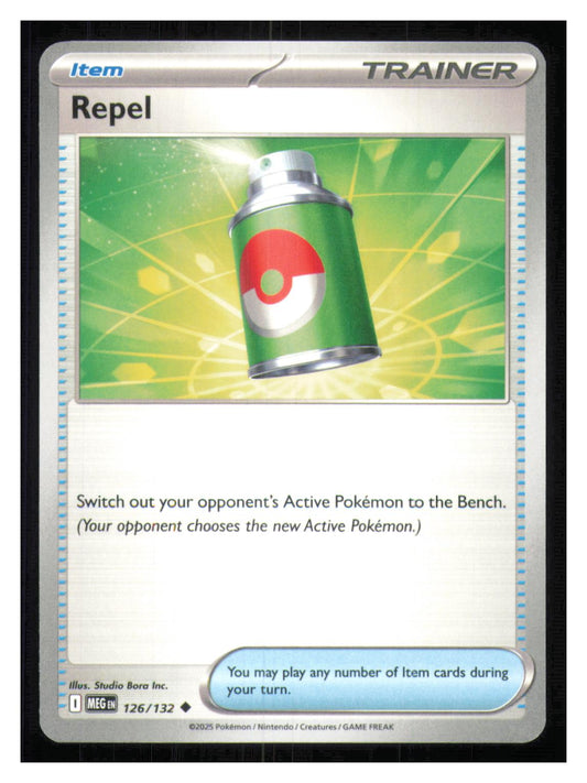 🎴 Repel 126/132 Uncommon Mega Evolution NM
