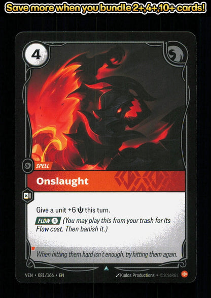 🎴 Onslaught 081/166 Uncommon Vendetta NM 🎨 Productions