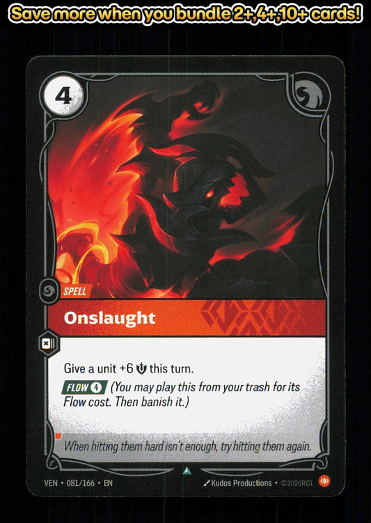 🎴 Onslaught 081/166 Uncommon Vendetta NM 🎨 Productions