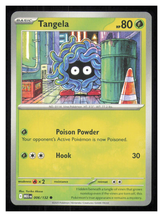 🎴 Tangela 006/132 Common Mega Evolution NM