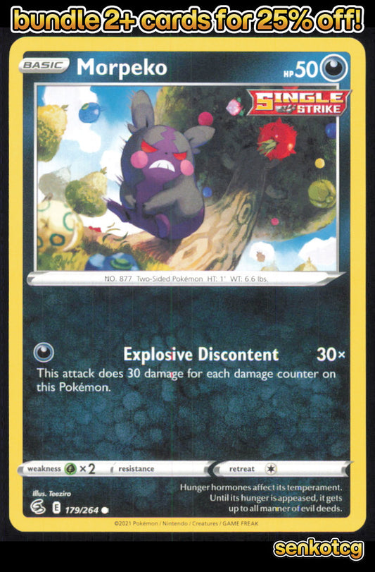 🎴 Morpeko 179/264 Common Fusion Strike NM