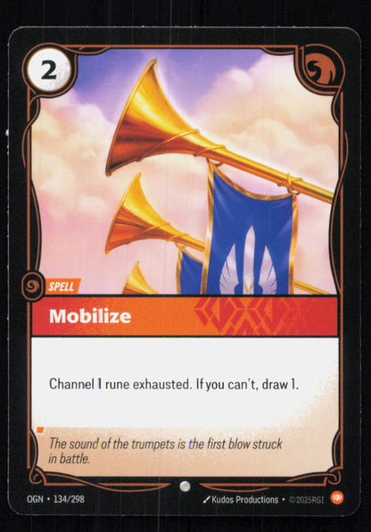 🎴 Mobilize 134/298 Common OGN Origins NM
