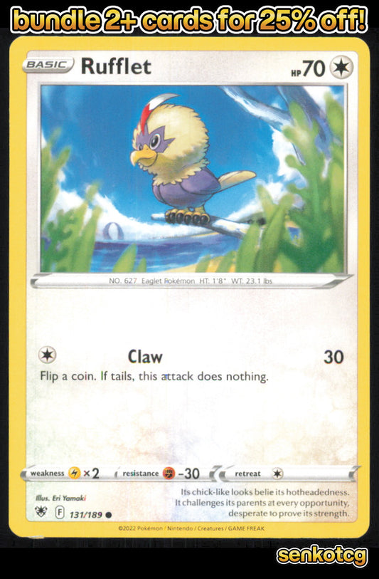 🎴 Rufflet 131/189 Common Astral Radiance NM