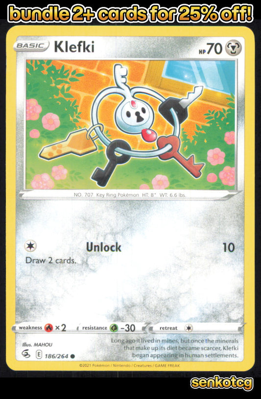🎴 Klefki 186/264 Common Fusion Strike NM