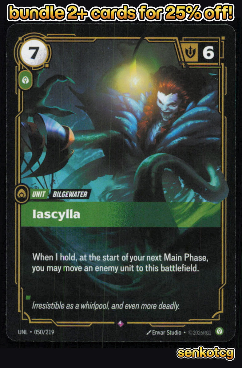 🎴 Iascylla 050/219 Rare Foil Unleashed NM