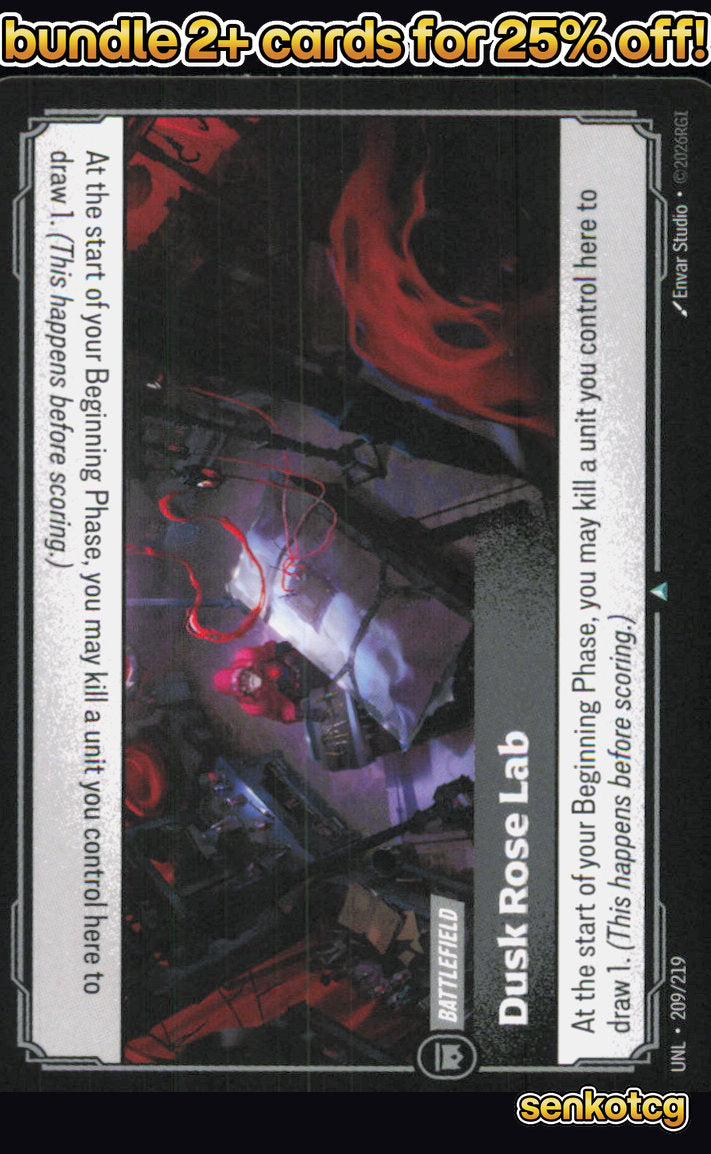 🎴 Dusk Rose Lab 209/219 Uncommon Unleashed NM