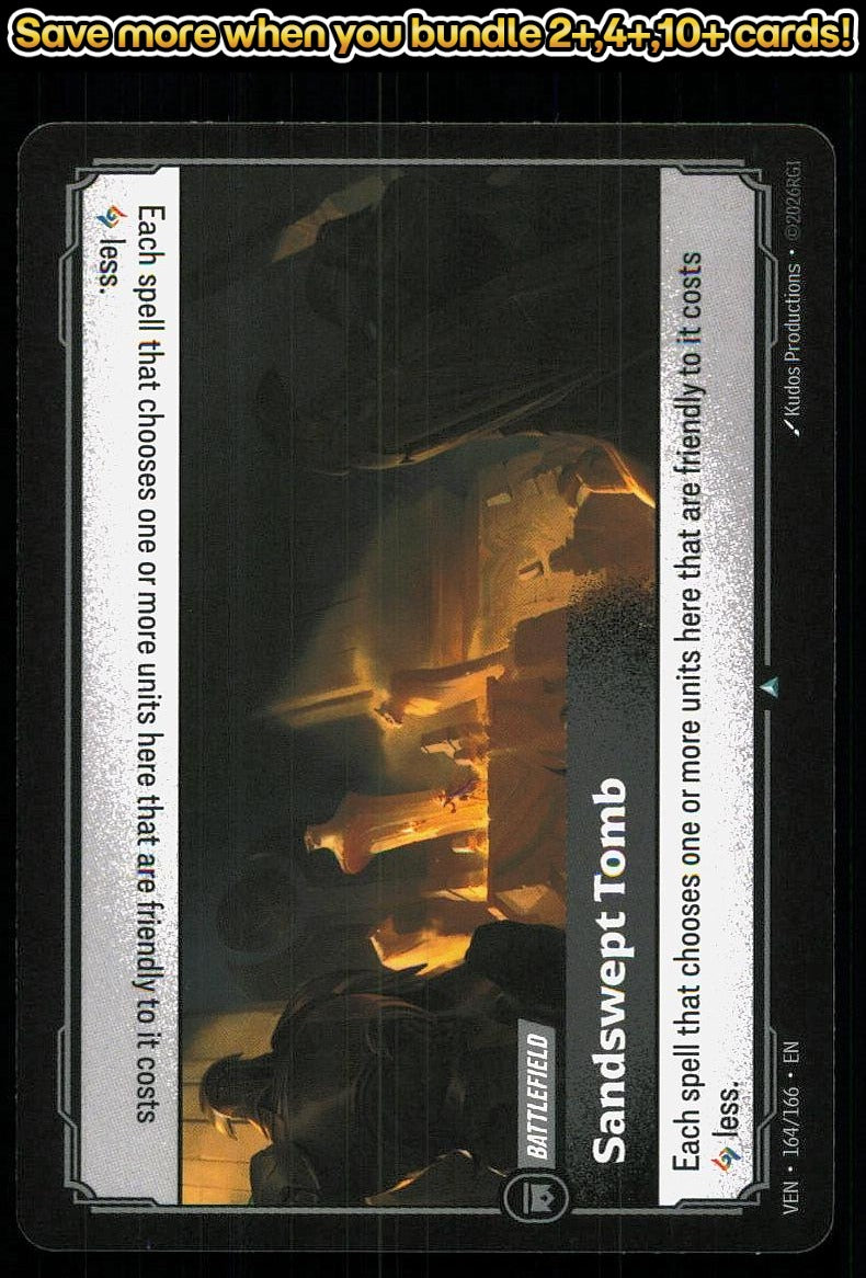 🎴 Sandswept Tomb 164/166 Uncommon Vendetta NM 🎨 Productions