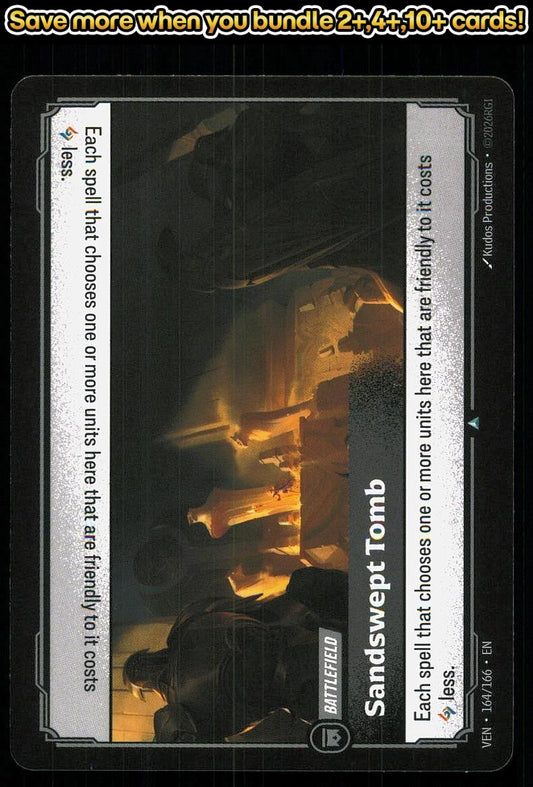 🎴 Sandswept Tomb 164/166 Uncommon Vendetta NM 🎨 Productions