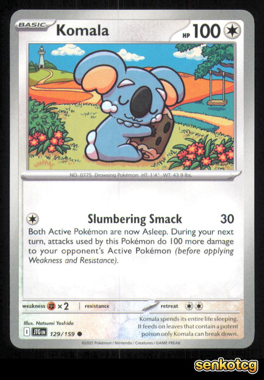 🎴 Komala 129/159 Journey Together NM 🎨 Yoshida