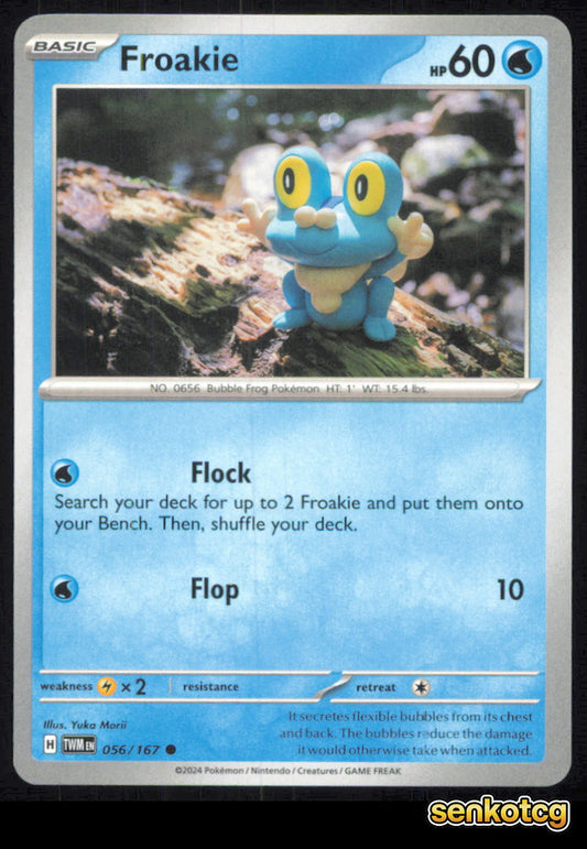 🎴 Froakie 056/167 Common Twilight Masquerade NM