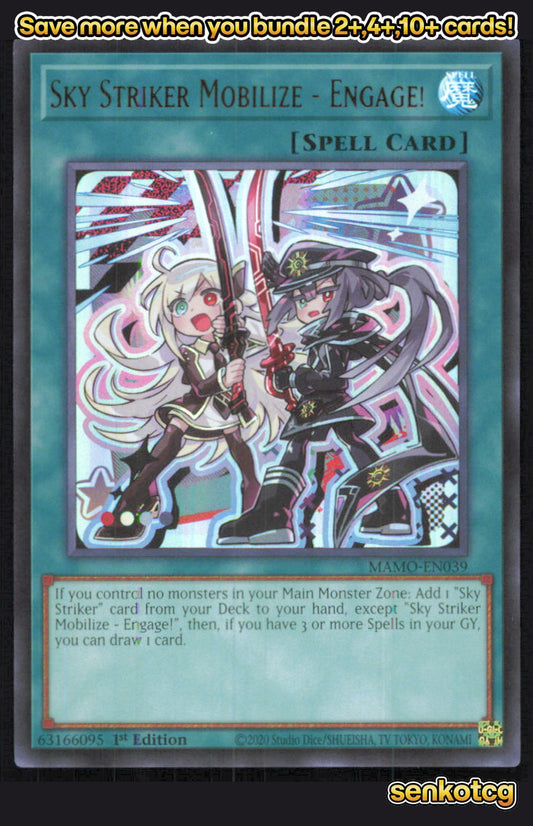 🎴 Sky Striker Mobilize - Engage! MAMO-EN039 Ultra Rare