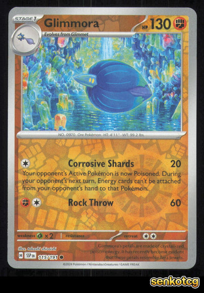 🎴 Glimmora 115/191 Reverse Holo Surging Sparks NM 🎨 shiraishi