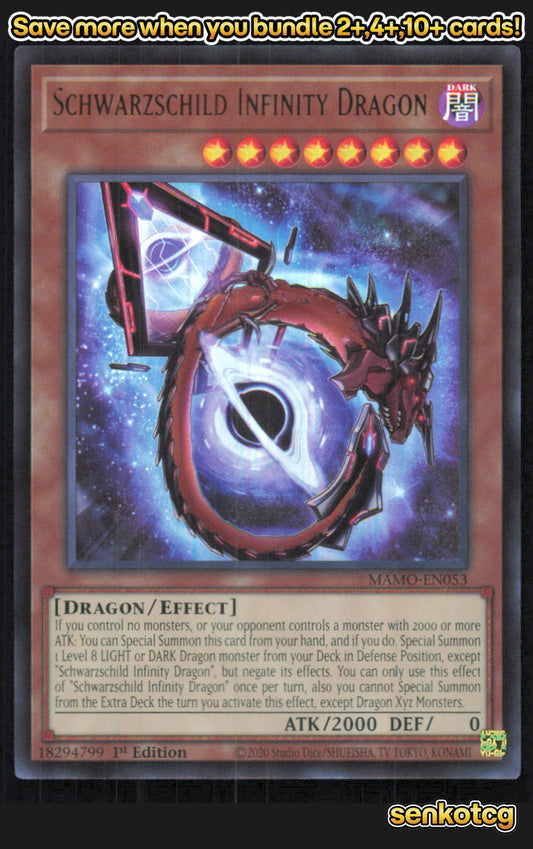 🎴 Schwarzschild Infinity Dragon MAMO-EN053 Ultra Rare