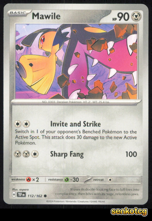 🎴 Mawile 112/162 Common Temporal Forces NM