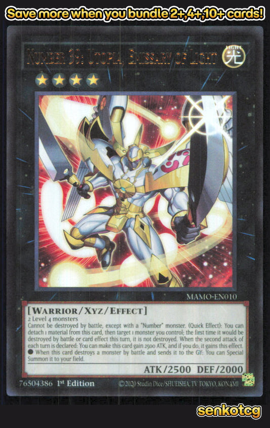 🎴 Number 39: Utopia, Emissary of Light MAMO-EN010 Ultra Rare